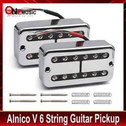 Alnico V Electric Guitar Humbucker FT Style Guitar Neck-7.5K and Bridge-8.6K Coil Splitting Pickups for Electric Guitar Alnico 5