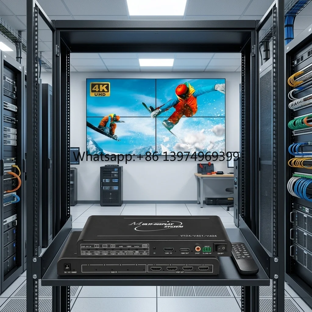 Multi-screen Controller All 4 Screen Splicing Modes 4K60 in 1080P Outt Engineering HDMI Splicer  Video Wall Controller FCC CE