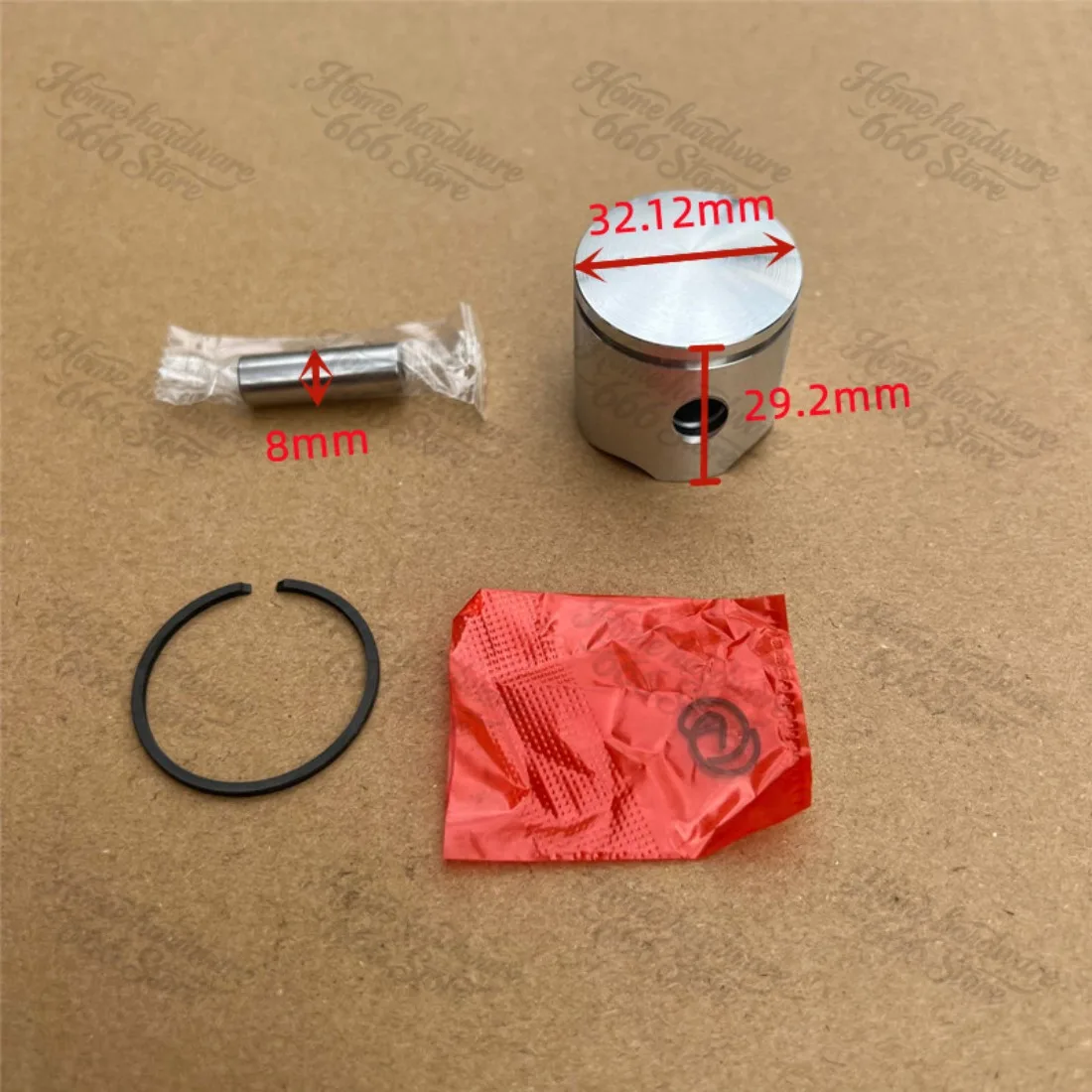 Piston Assembly for Shindaiwa New Dahua DH165ST DH-165ST Green Off-machine Trimmer