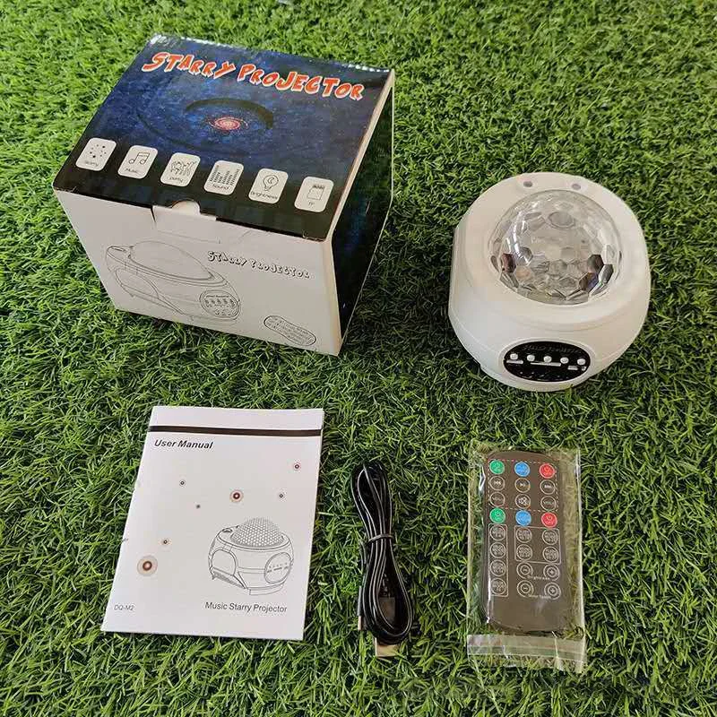 LED Sky Night Light USB Control Music Player Powered Star Projector Lamp for Car Roof Room Ceiling Decor Plug and Play