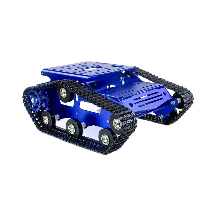 10KG PayLoad Smart Metal Robot Track RC Tank Car Chassis Kit with Dual DC 12V Motor for Arduino DIY Kit For Raspberry Pi Project