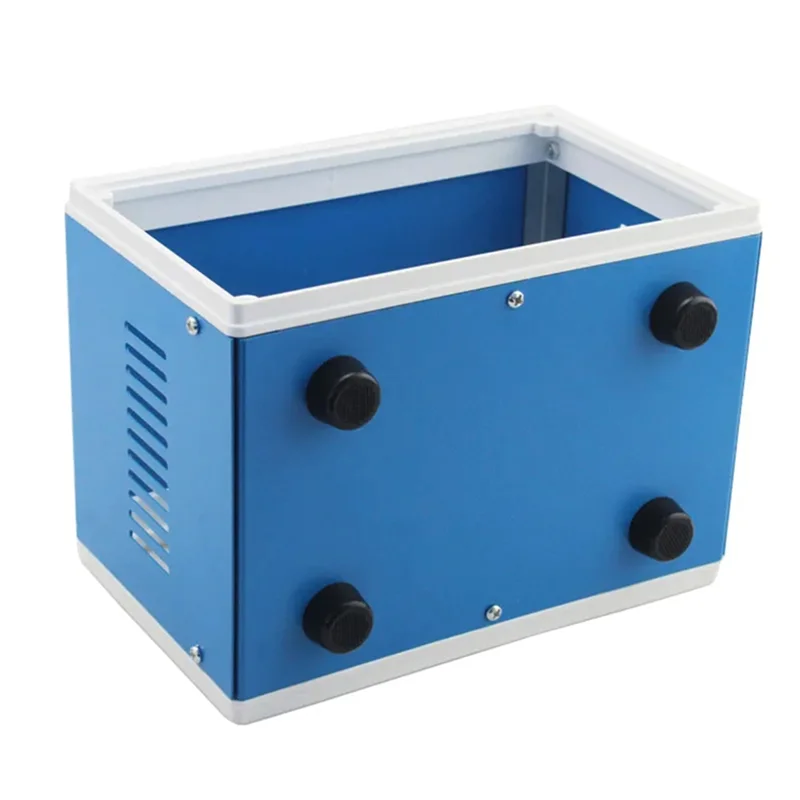 B08B-Junction Box Blue Metal Project Box DIY Electric Enclosure Case Preventive Case Electrical Box