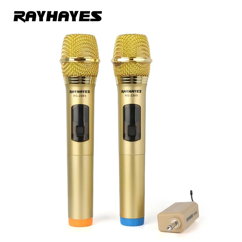 RAYHAYES RG-238S Professional Handheld Wireless Microphone Cardioid pickup pattern Perfectly reproduces vocals