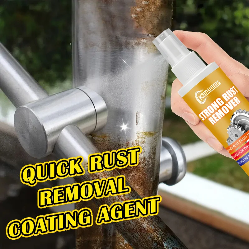

Motorcycle Heavy-Duty Metal Stain Remover Spray - Instantly Removes Rust, oxidation, grease, grime - Fast-Acting Cleaner