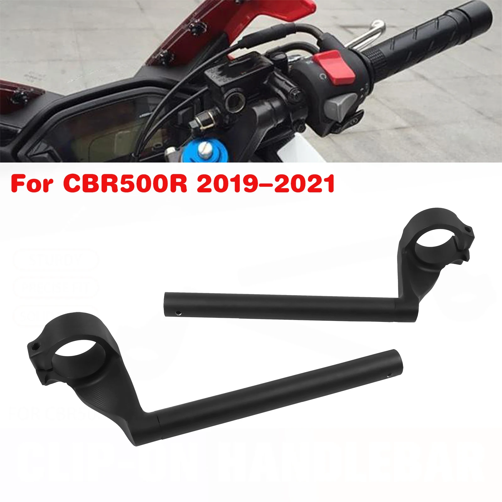 

For Honda CBR500R CBR 500 R CBR500 R 2019 2020 2021 42mm Motorcycle Fork Tube Clip-On Handlebars Clip Ons Handle Bar Grips