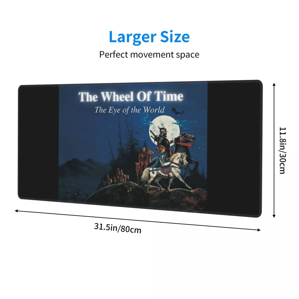 The Wheel Of Time - The Eye Of The World Rubber Keyboard Pads