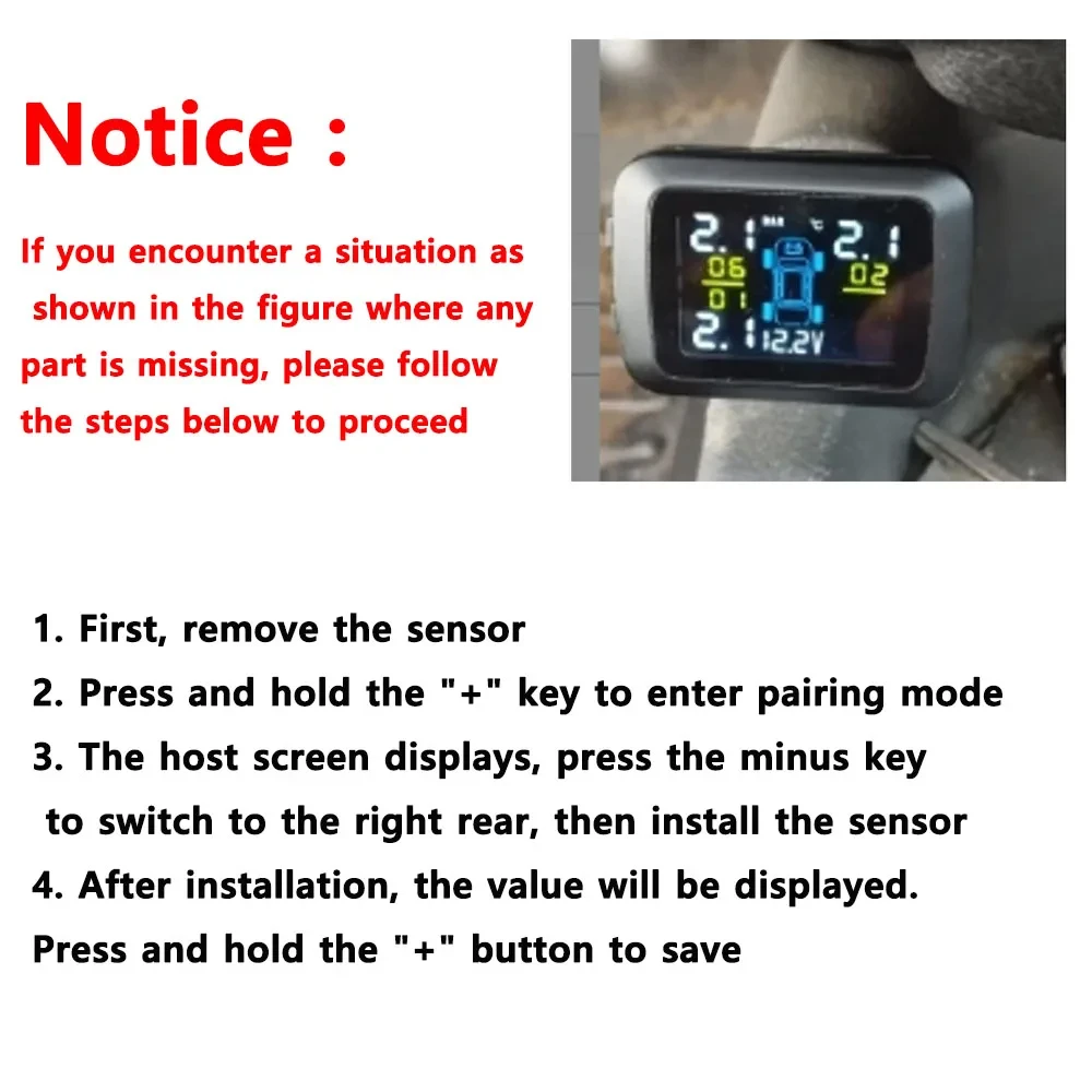 Auto-TPMS-Zigarettenanzünder-Reifendrucküberwachungssystem mit Alarm, Reifendruckmesser, Temperaturwarnung und 4 Sensoren – Detail 1