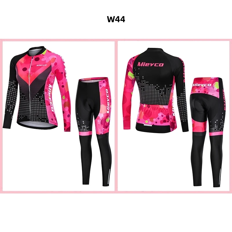 Fahrrad trikot für Frauen, lange Ärmel, Rennrad bekleidung, Reit hemd, Mountainbike Team kleidung, MTB, Weiblich – Detail 24