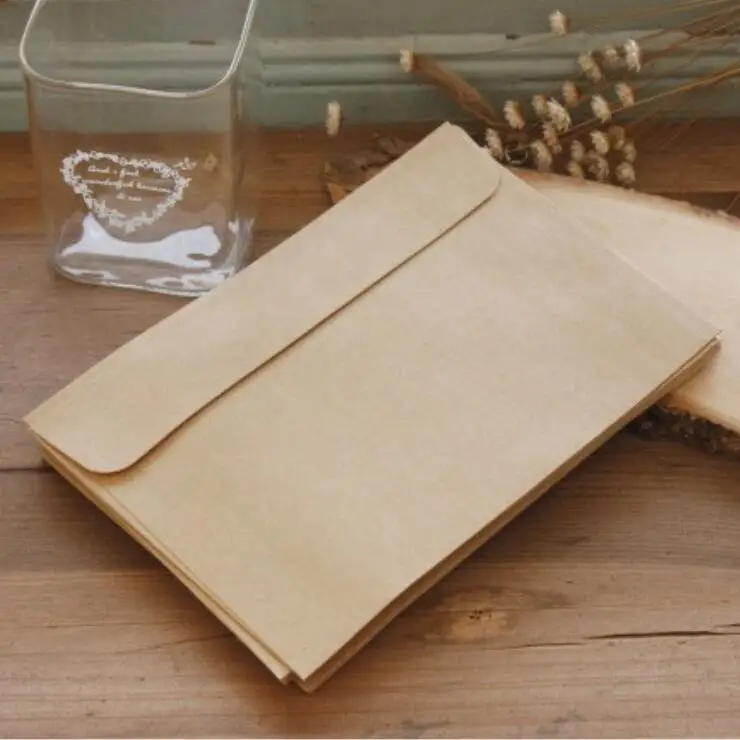 20pcs/lot 16*11cm retro window envelope wedding party letter invitation greeting cards cover gift wallet envelope