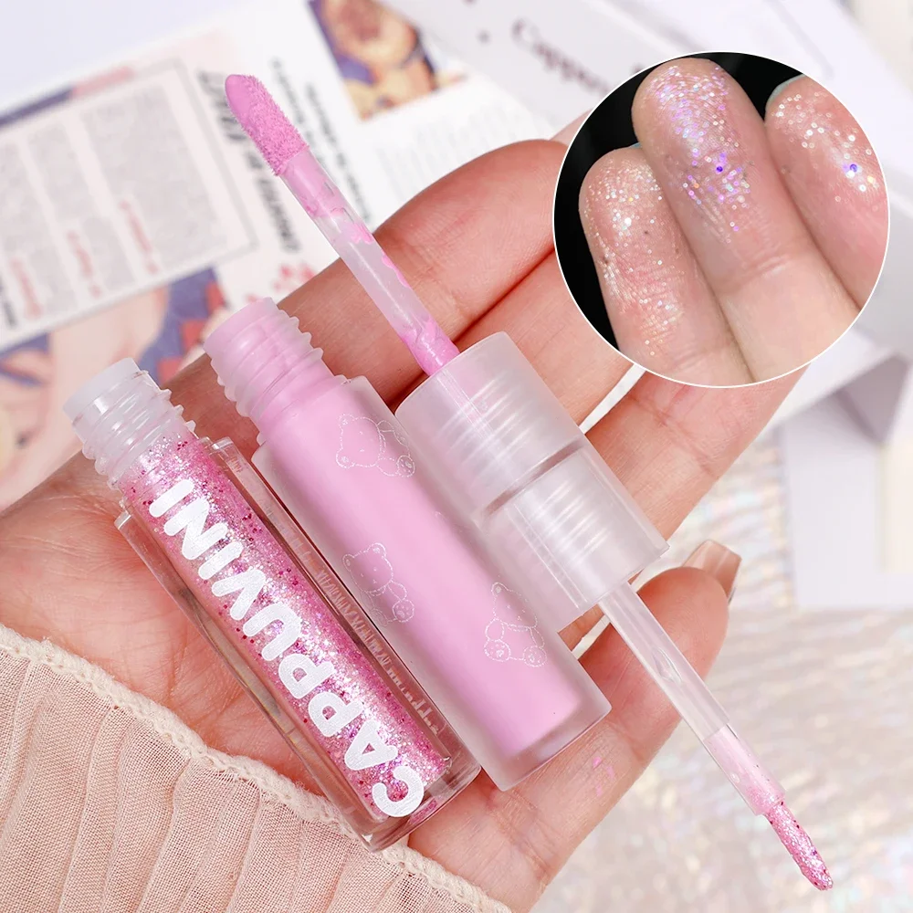 Double-ended Pearlescent Eyeshadow Stick Pencil Glitter Eyeshadow Makeup Shimmer Silkworm Liner Pen Cosmetics Beauty Makeup Tool