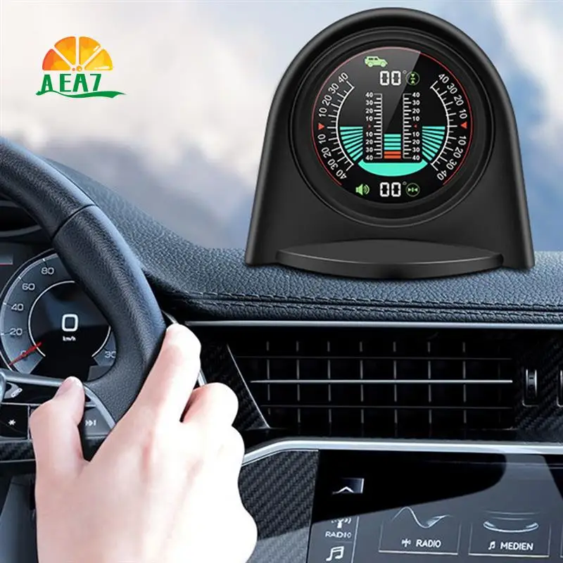 

AEA7-X94 Car HUD Digital Clinometer Parts 4X4GPS Off-Road Auto Pitch Roll Angle Smart Head Up Display Slope Meter