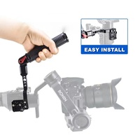 Gimbal Handle Grip Mount 200° Adjustable Monitor Mount Professional Handgrip Holder with Cold Shoe Plate for DJI Ronin-S/SC/RSC2