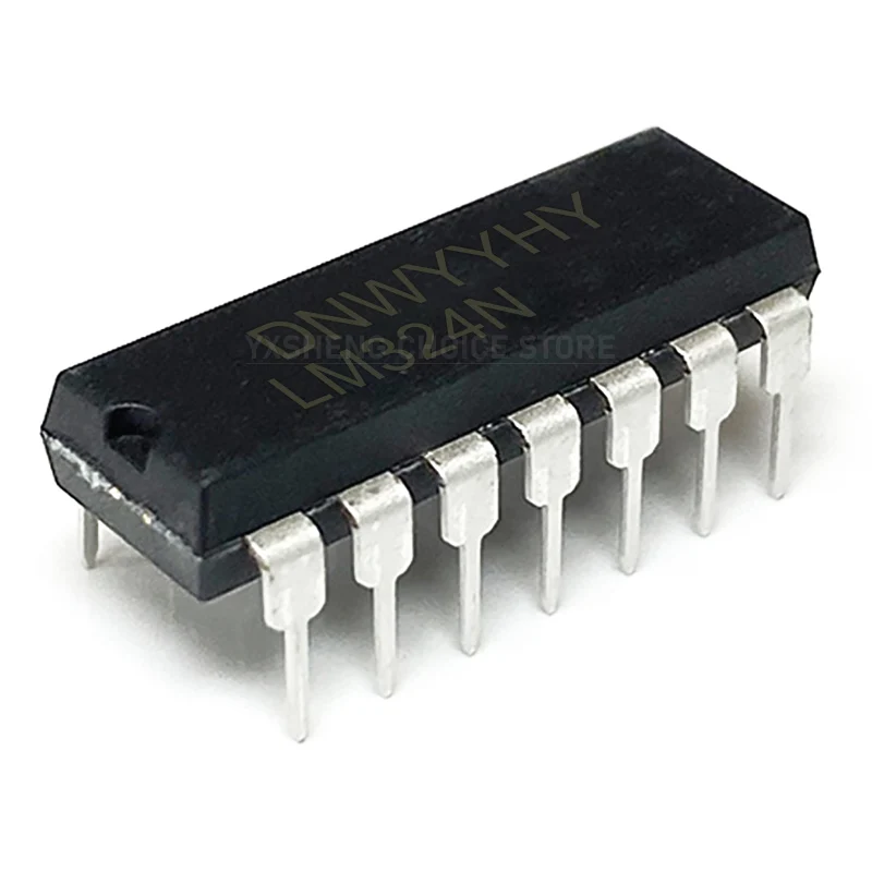 10PCS LM324N DIP14 DIP Operational Amplifiers - Op Amps Quad Operational Amp DIP-14