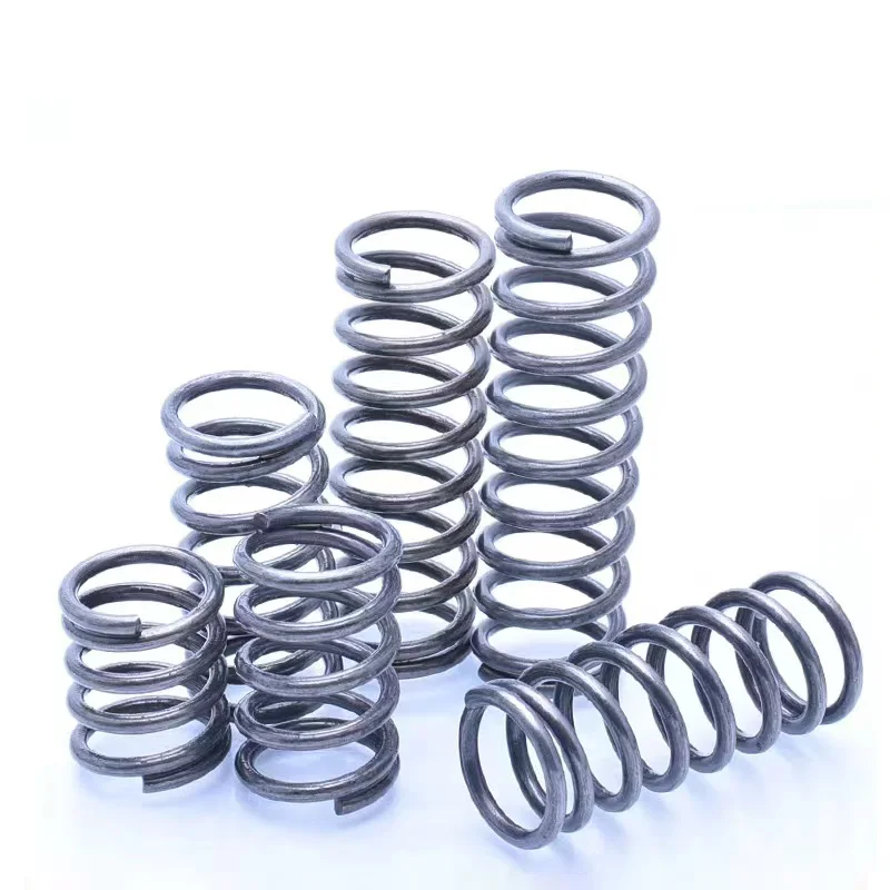 65MN Strong Spring Steel Pressure Compression Spring Shock Absorption Return Spring Diameter 0.8mm 0.9mm Customizable