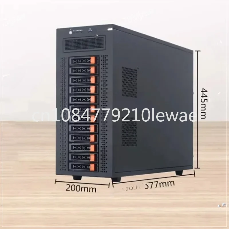 12-disk Tower Storage Server Multi-extension Supports EATX Motherboard Industrial Computer Box