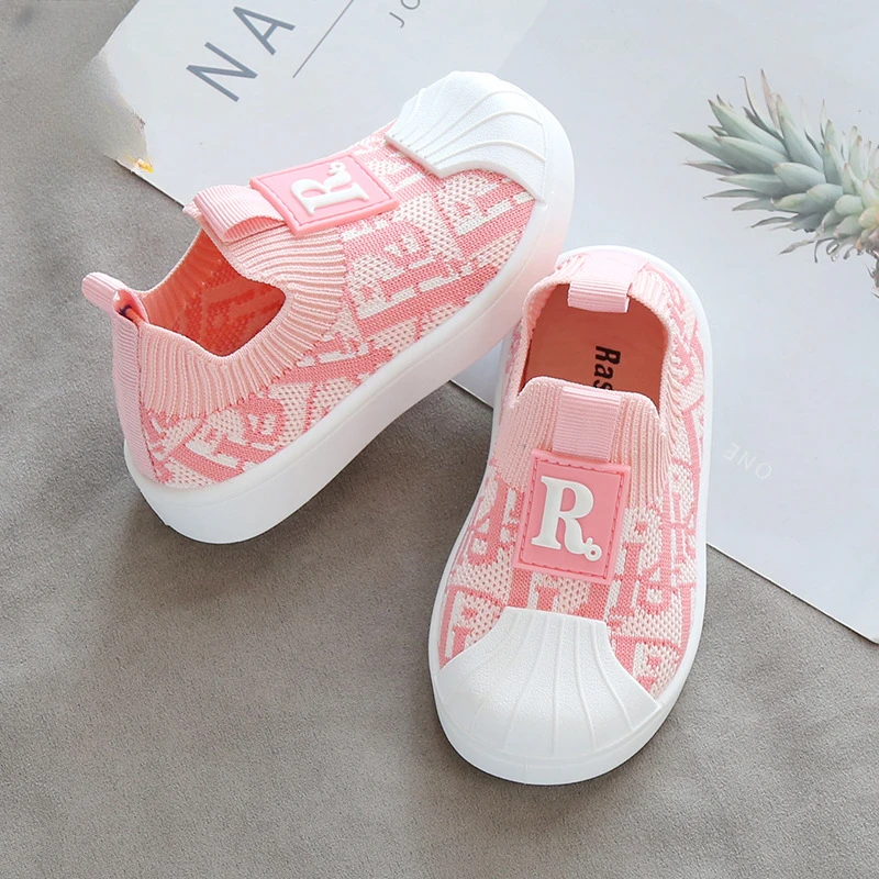 2023 Summer New Children Casual Shoes Baby Toddler Boy Girl Sneakers Kids Protect Toes Breathable and Anti Slip Ungrounded