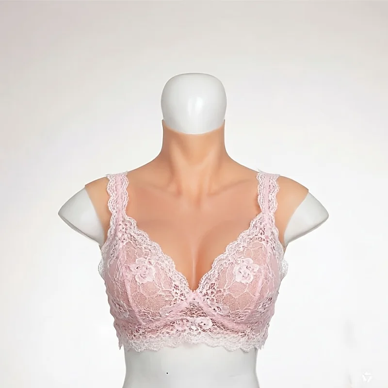 Huge Plump Silicone Breast Forms with Realistic Nipple Areola for Transgender Crossdressing Soft Shake Enhance Chest Fake Boobs