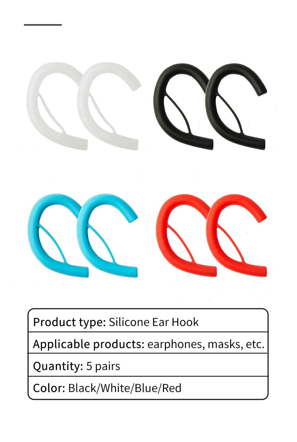 KBEAR Silikon Ohrbügel Verdrahtet Ohrhörer HIFI Kopfhörer Zubehör Headset Hände-freies Eartips Ohrstöpsel KBEAR Aurora TRI I3 Pro IEMs – Detail 6