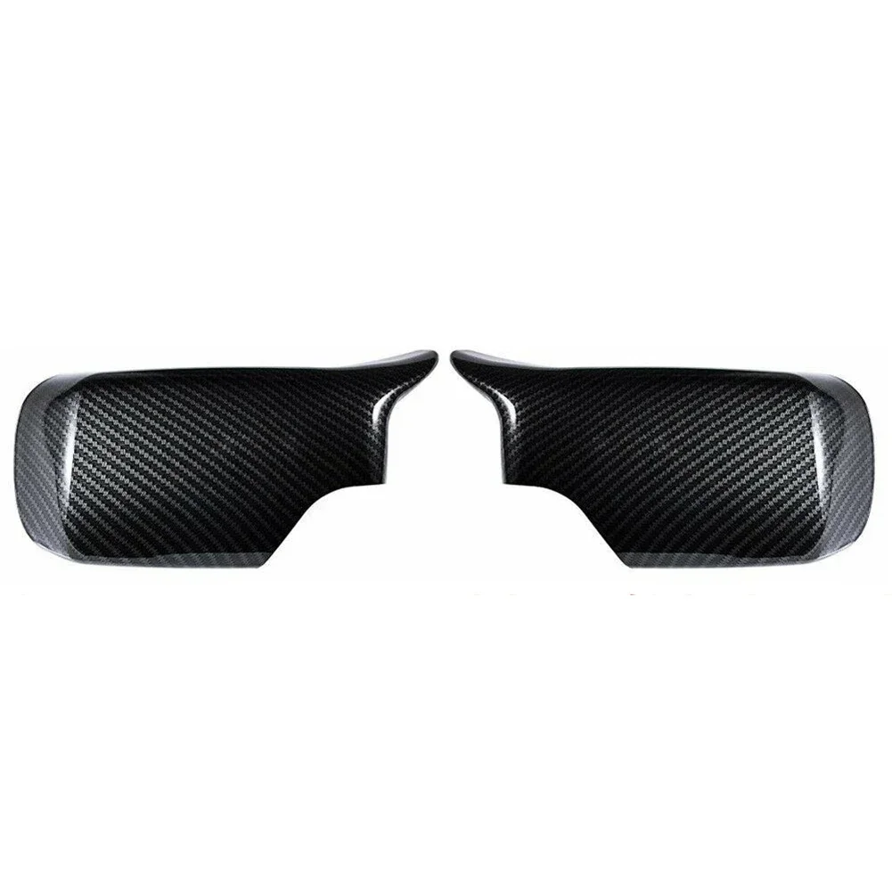 For BMW E46 Sedan For BMW 3 Series E46 Carbon Fiber Mirror Cover M Style Wing Mirror Cover For Car Exterior Upgrade