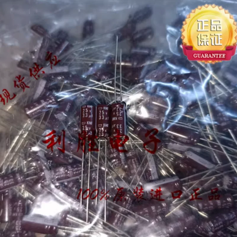 10PCS-100PCS 33UF 25V Japanese NCC Black Diamond Electrolytic Capacitor 25V33UF 5 * 11 KMF 105 degrees