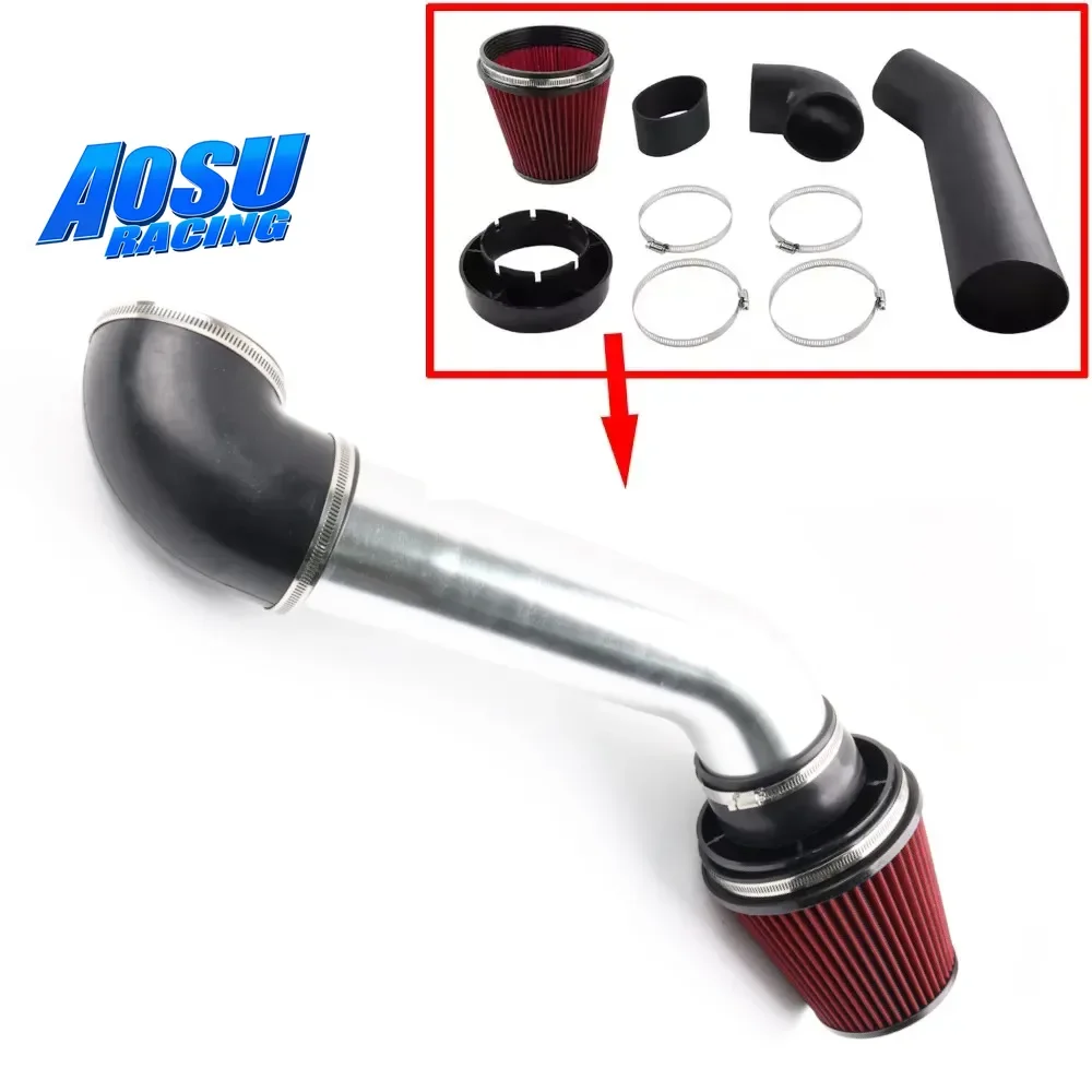 

Cold Air Intake Pipe Filter Kit 4" LS Swap For LSX LS1 LS2 LQ4 LQ9 Engine Chevrolet Silverado Corvette Cadillac Parts