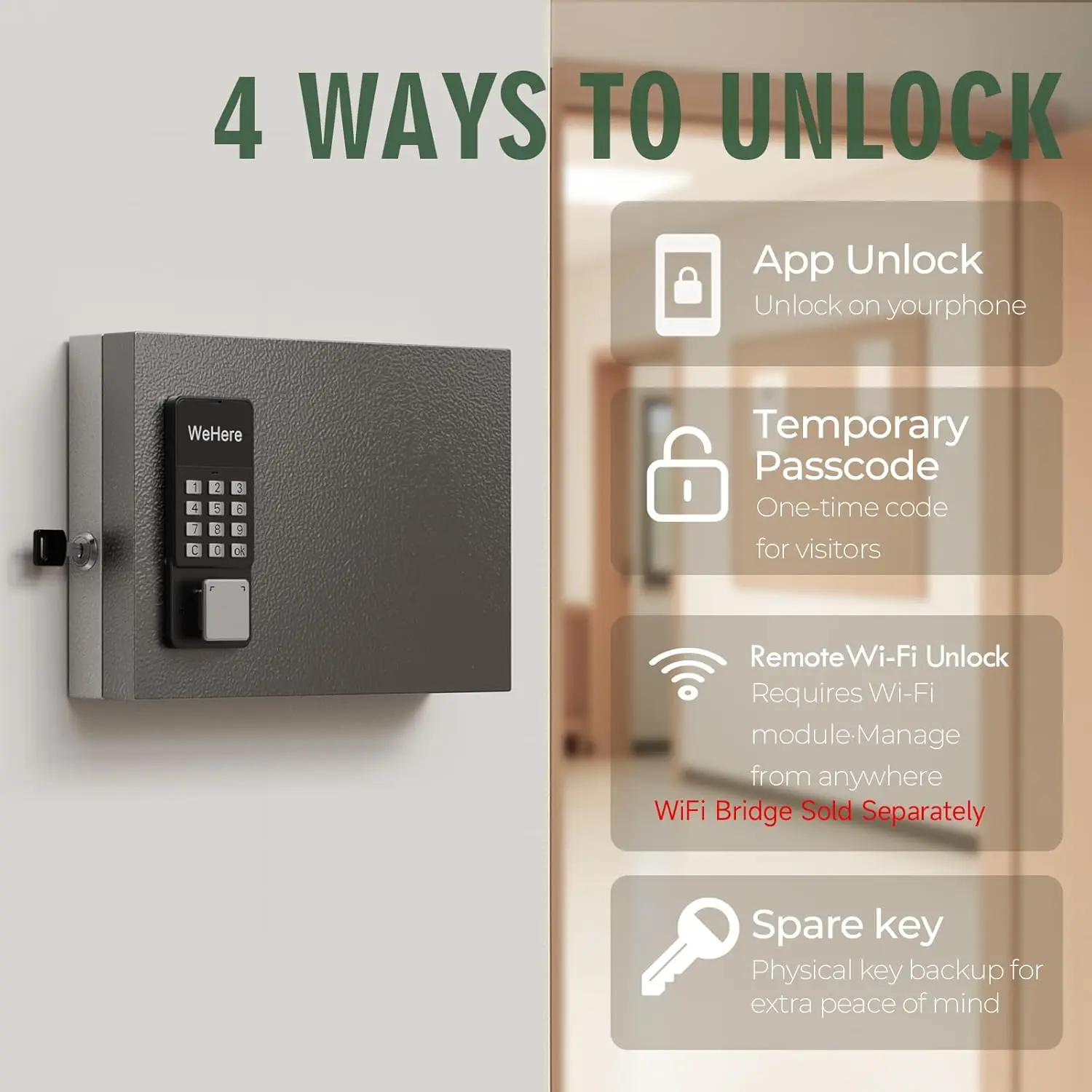 Thumbnail 2 - #33 Best Wall Mounted Key Safe Boxes to Buy In 2026