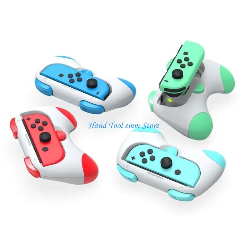 

H37F Left & Right Game Handle Hand Grip Controller Handle 2 Pieces for Gaming
