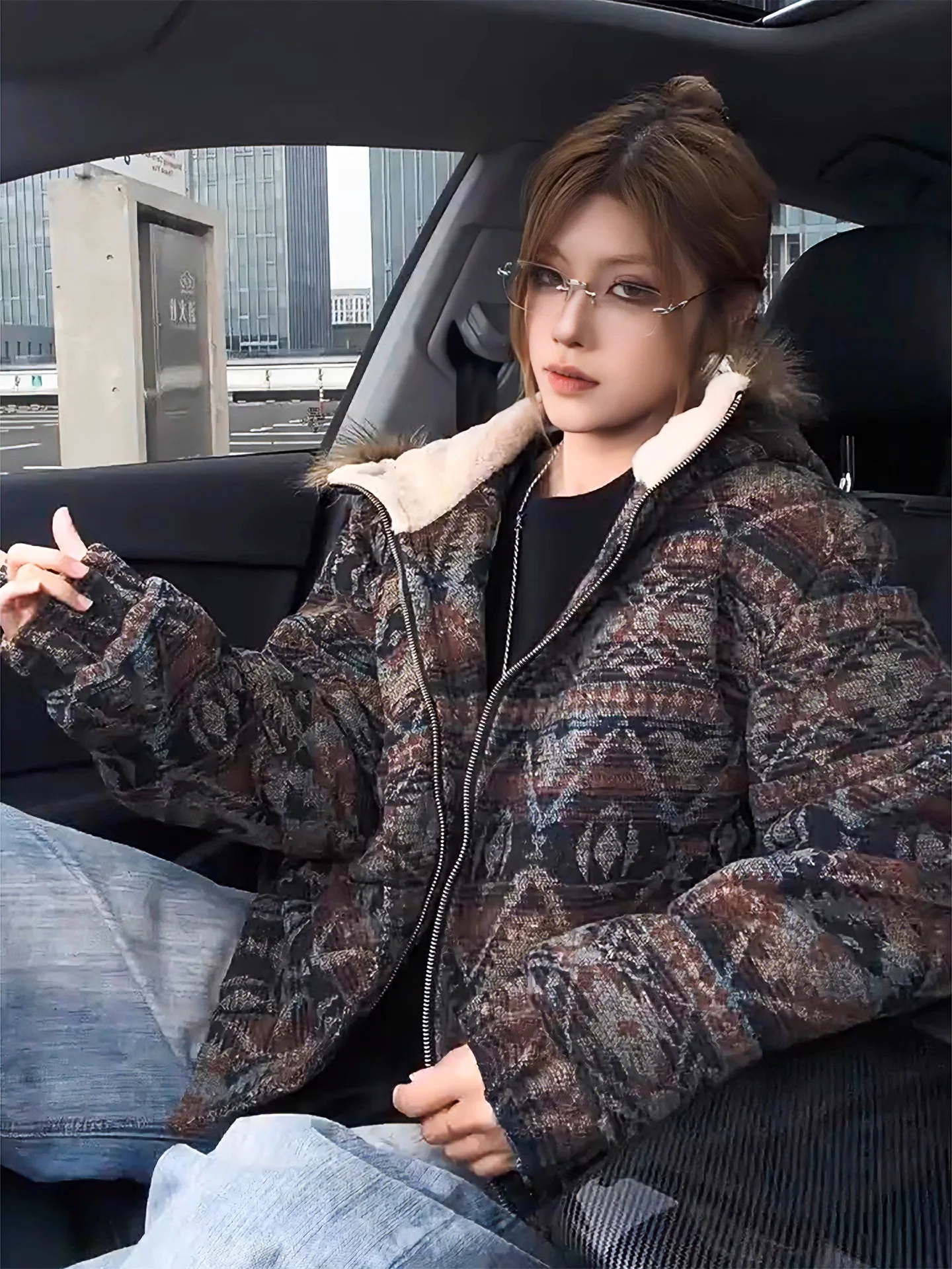 

Мужское и женское зимнее пальто Thiened Cotton Jaet Lazy Sle Mountain Eagle Design, высококачественное пальто из полиэфирного волокна