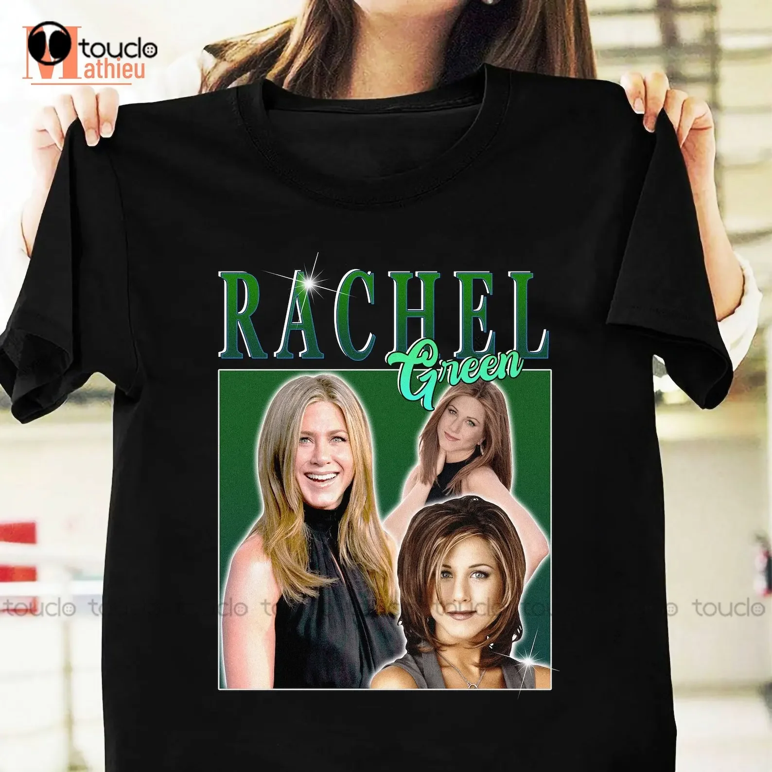 Rachel Green Vintage T-Shirt Friends Tv Series Shirt 90S Movie Shirt Rachel Green Shirt For Fans White T Shirt Women Printed Tee