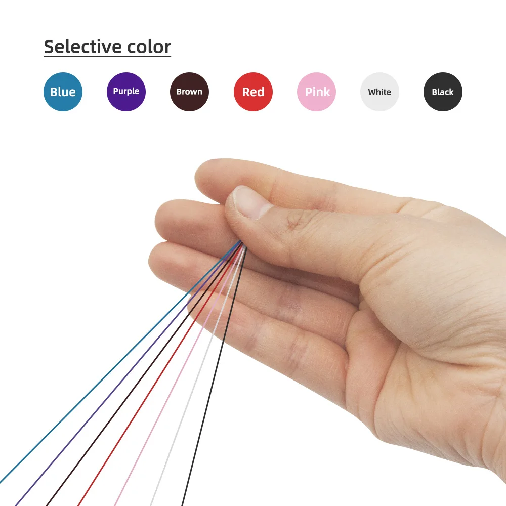 Picture 7: 30M Mapping Pre-ink String Microblading Eyebow Make Up Dyeing Thread Semi Permanent Positioning Line Eyebrow Measuring Tools