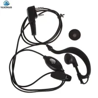 Economic Clip Ear Hook Earhook Earpiece Headset PTT Mic Speaker for Baofeng UV-5R BF-888S UV-B5 B6 Walkie Talkie UV-5X CB Radio