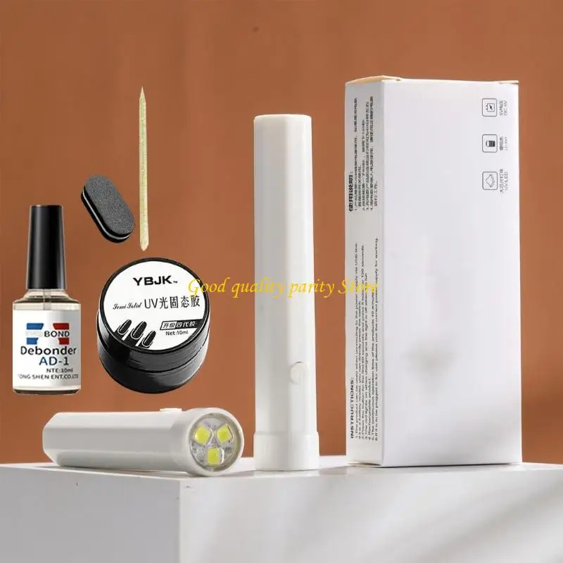 M4ya UVS Light สำหรับเล็บ, หลอดไฟ UVS มือถือสำหรับเจลเล็บ LED ตะเกียงตะปูแบบพกพาเล็บสำหรับบ่มเจลขัดมัน