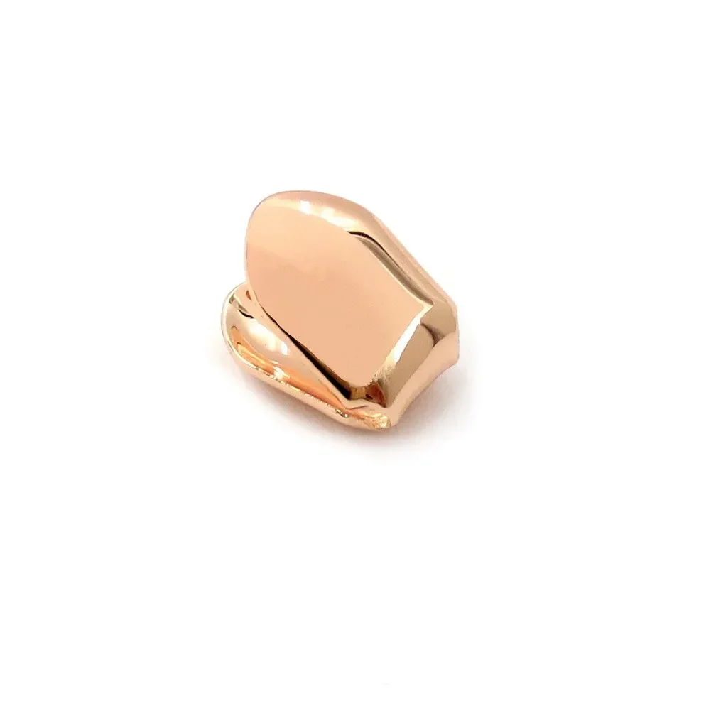 Custom Fit Gold Plated HipHop Single Tooth Grillz Cap