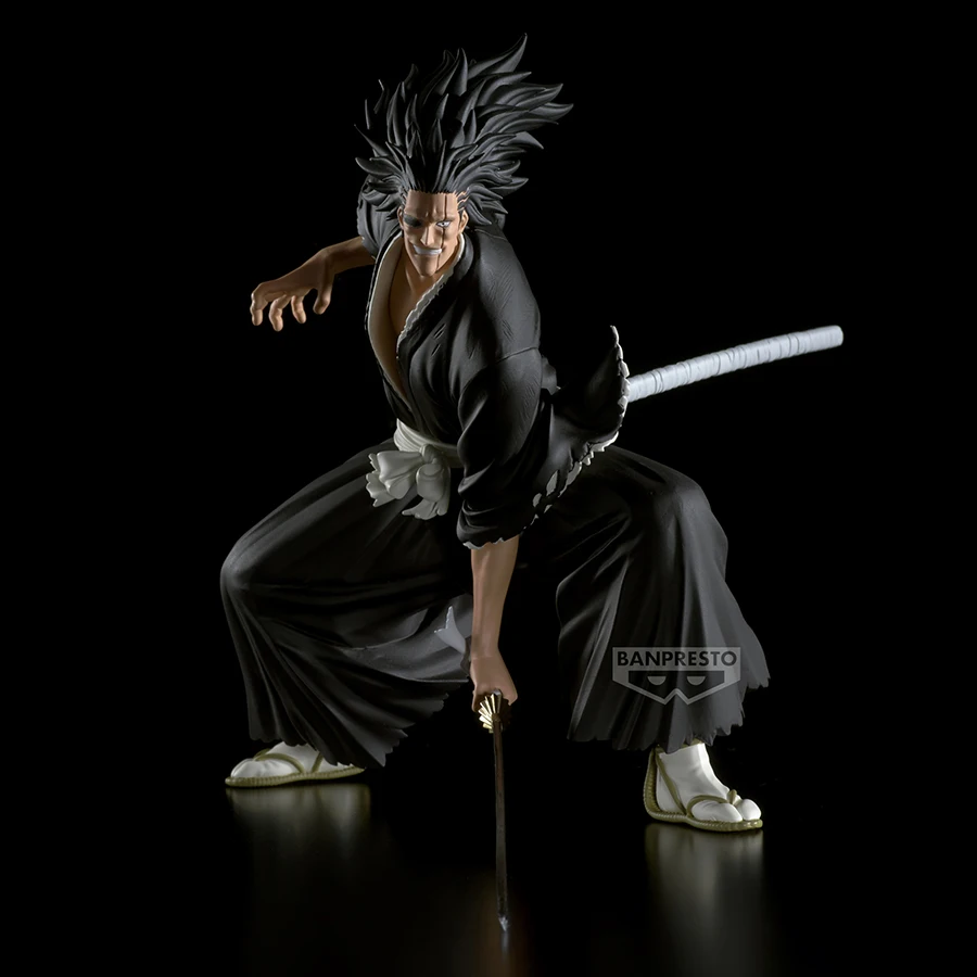 Banpresto Bleach Anime Figurines Vibration Stars Kenpachi Zaraki PVC Action Figures 130mm Figurals Collectible Model Toys