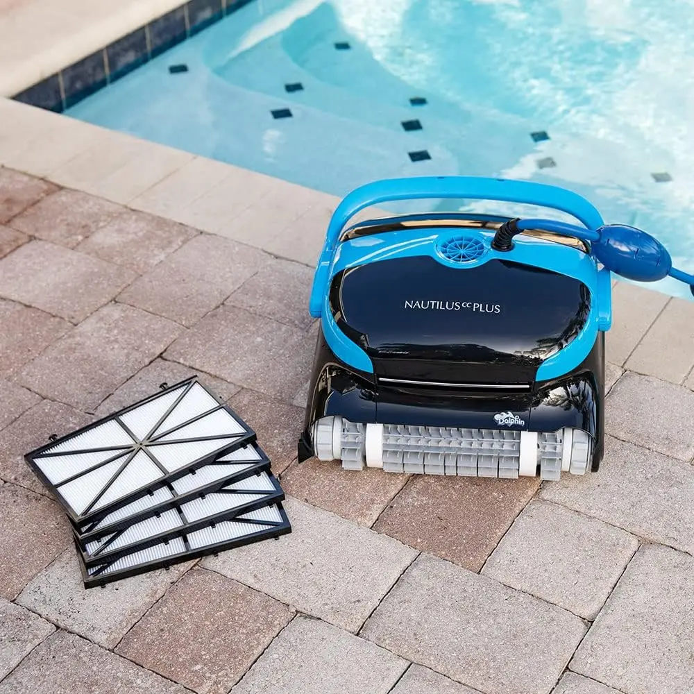 Nautilus CC Plus Robotic Pool Vacuum Cleaner with Ultra-Fine Filters for an Ultimate Clean, Ideal for All Pools up to 50