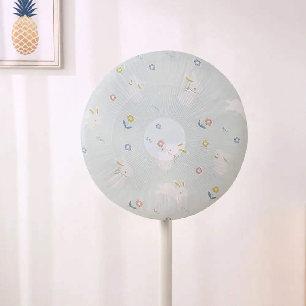 Cartoon Pattern Printing Fan Protection Covers Unisex Anti-pinch Electric Net Round Fan Fan Dustproof Covers