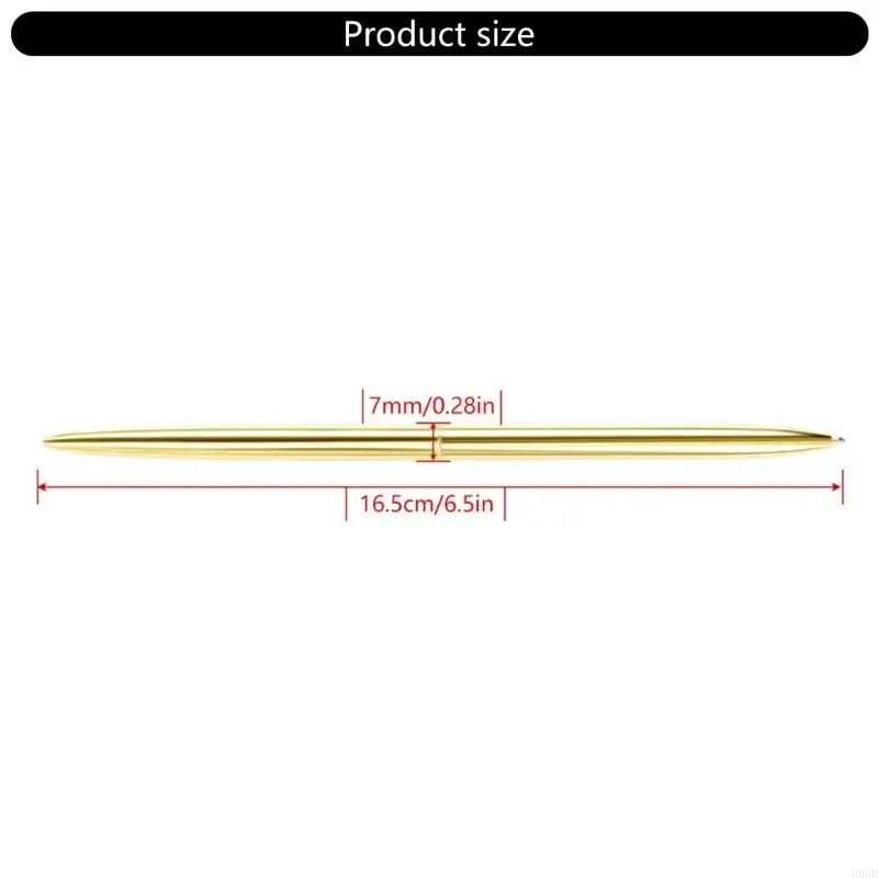 H9EB 6PCS 긴 금속 볼 펜 사무소 사인 펜 트위스트를 열어보세요.