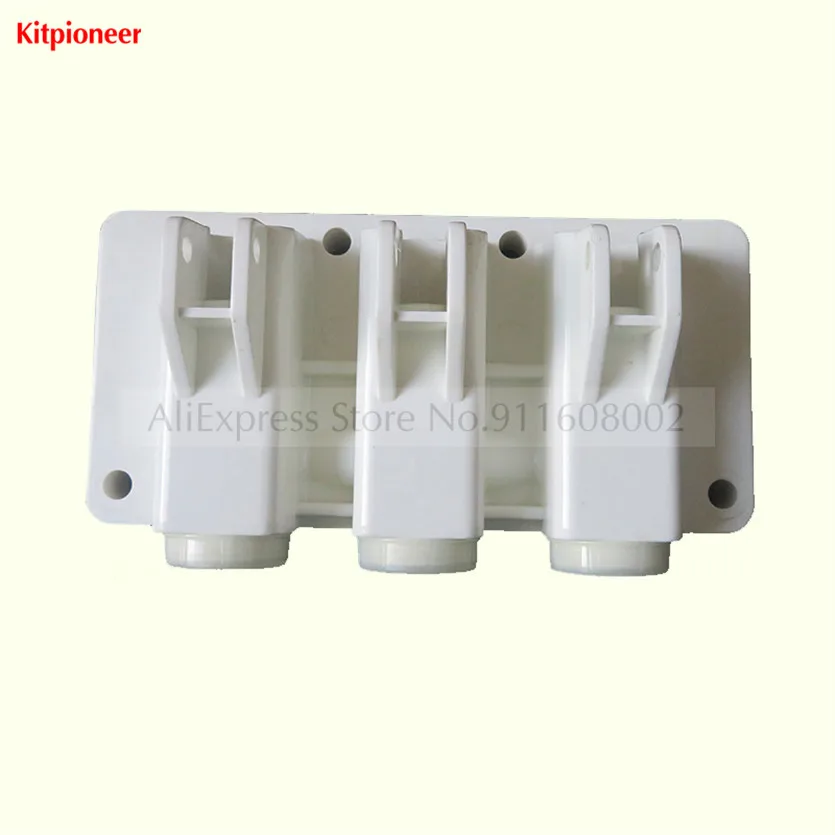 White Front Panel Discharge Block New Fitting Part For BQL Soft Serve Ice Cream Machines Accessories Spare Parts