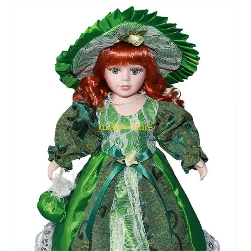 Y4qa Bambola da bambola da bambola in porcellana vestizione bambole femminile
