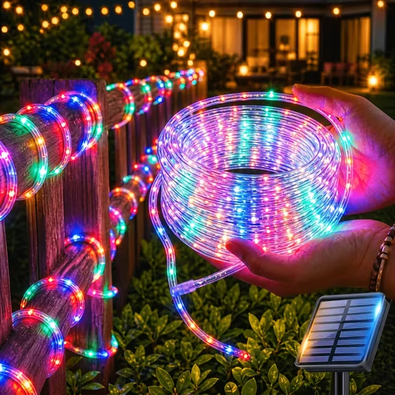 Lighting Christmas Decor - Zewnętrzna solarna lampa w kształcie przezroczystej