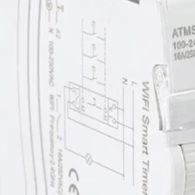 ATMS1601 for Smart for WiFi Timer with 100 Program Scheduler and for Real Time for Power Data Display Through Mobile Application