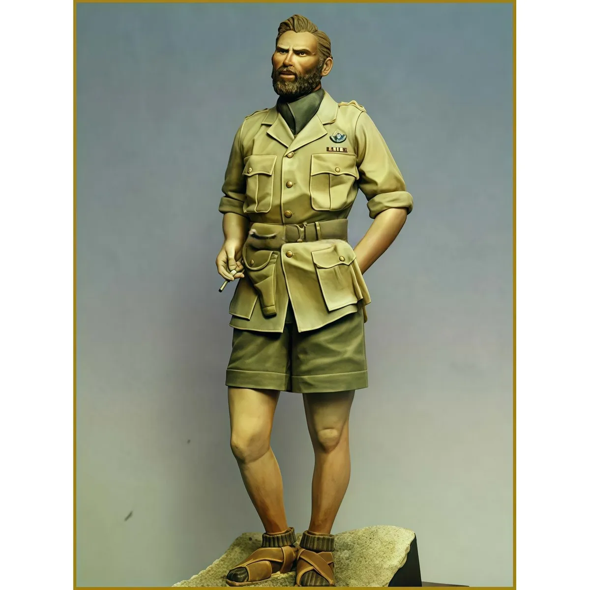 

1/18 resin unpainted model kit, military theme, SAS Cairo (2 heads) unassembled and unpainted GK, 1486R