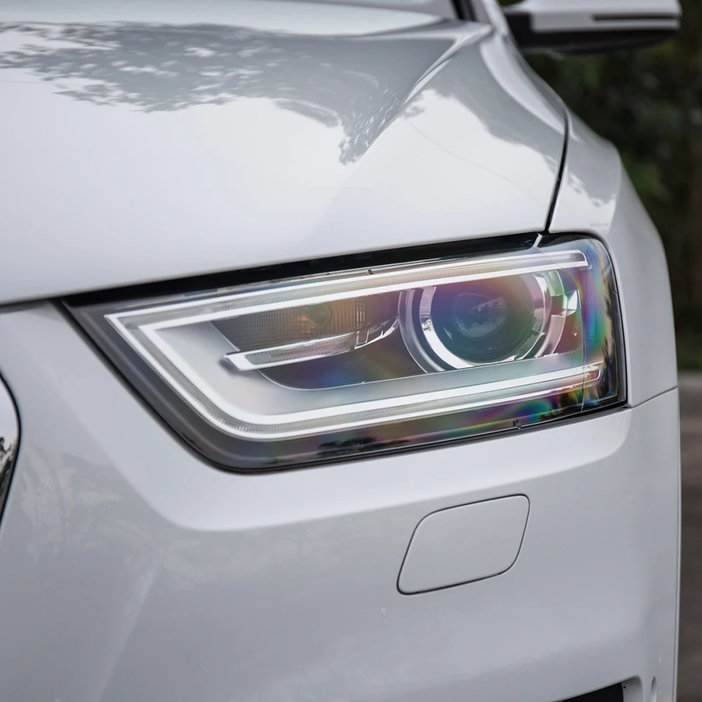 For Audi Q3 2012 2013 2014 2015 DRL Headlight Light Guide Strip Daytime Running Light Tube Daily Headlamp Emitting Tube