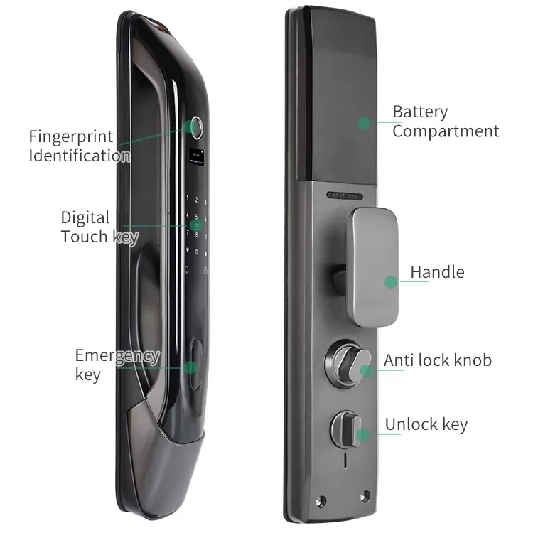 007 Tuya  zigbee Safe smart key Finger lock with digital password NFC smart locks