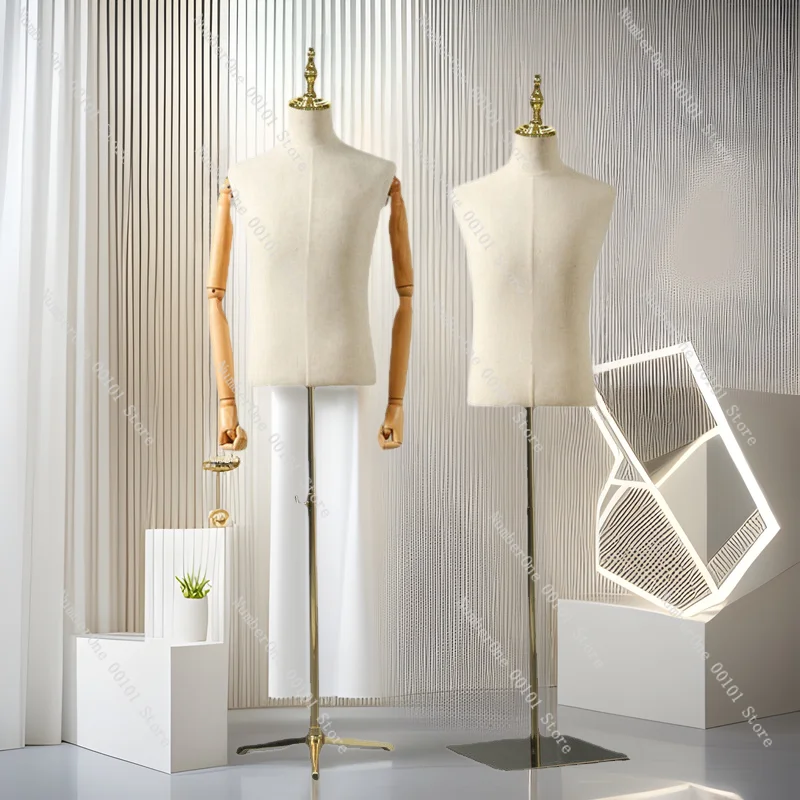 

Манекен-торс мужской для демонстрации одежды на платформе, подставка для костюмов