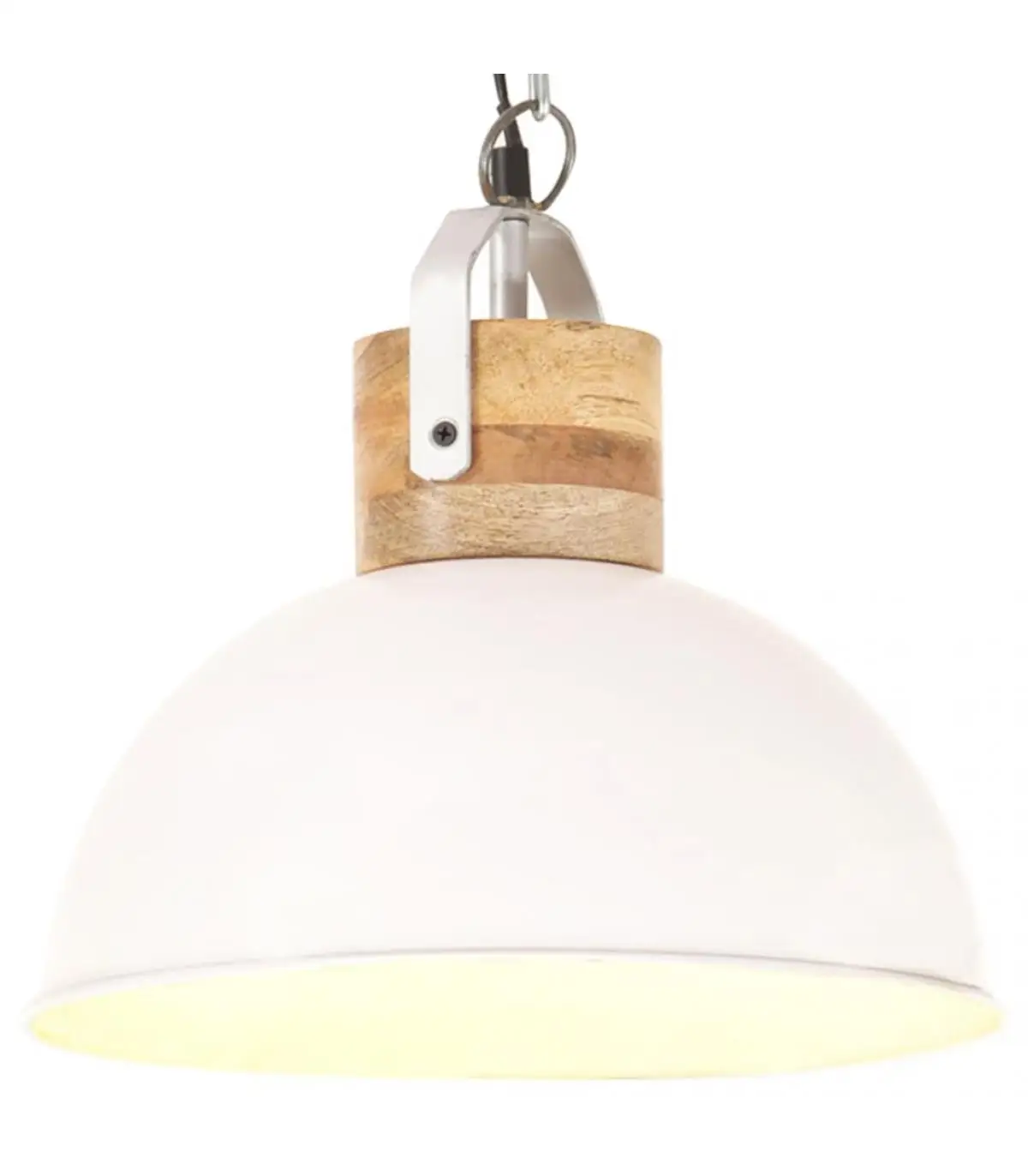 Round white handle 32 cm E27 industrial pendant lamp lamps