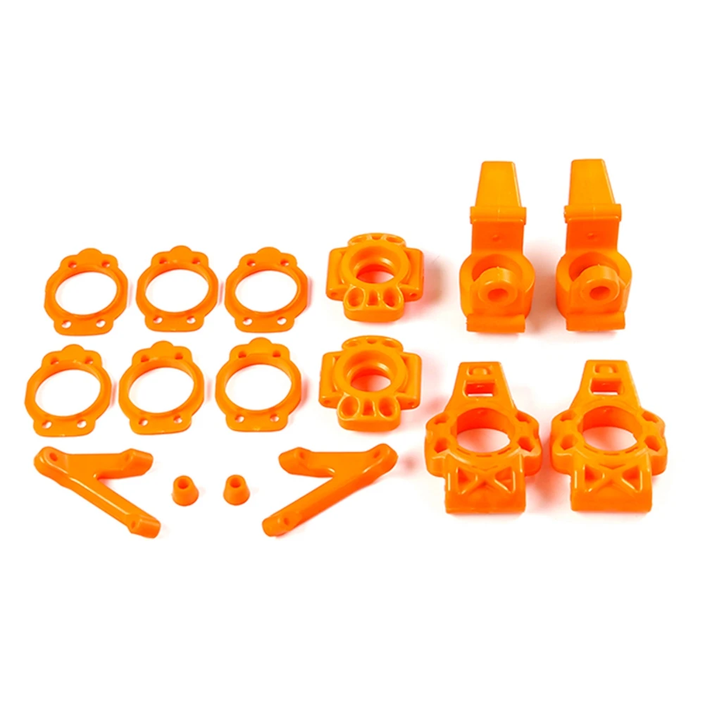 Nylon Front and Rear Wheel Bearing Seat Kit for 1/5 BAHA ROVAN KM BAJA 5B 5T 5SC Toys Car Parts-Orange