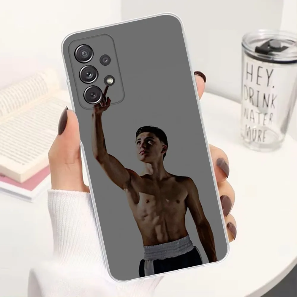 J-Javon W-Walton Boxer Phone Case For Samsung S30,S23,S21,S22,S20,Ultra,FE,Lite, S10,S9,S8,PIus,Transparent, Silicone Case