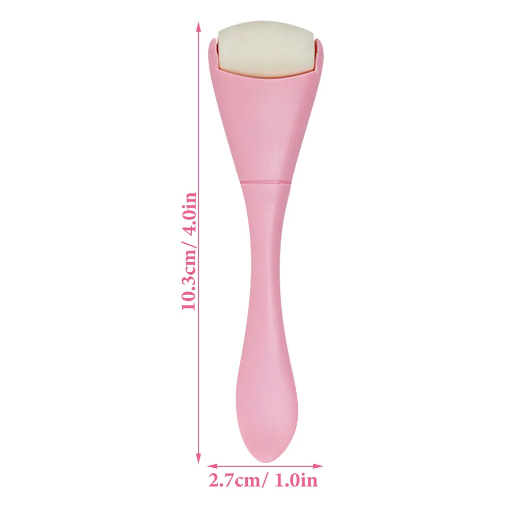 Rimocción de aceite Facial volcánico de doble cabezal, herramienta compacta portátil para el cuidado de la piel, rodillo de belleza Facial para exteriores, palo absorbente de aceite, volcán