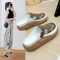 Platformed Flatform Women's Shoes Summer Slippers Anti-slip Sandal Woman Shoes Size 44 And 45 Sneakers Sport Different